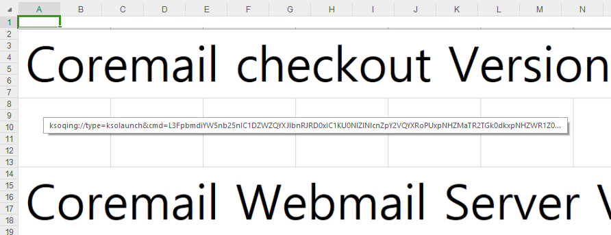 Figure 1. The exploit document embeds a picture hiding the malicious hyperlink